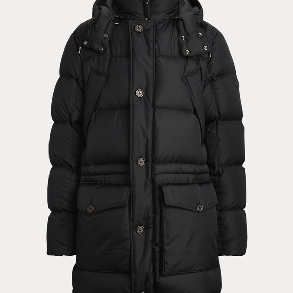 POLO RALPH LAUREN Men's Hooded Water Repellent Long Down Jacket Coat M, XL, XXL - Picture 3 of 11